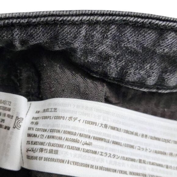 Abercrombie & Fitch Faded Black Premium Denim The High Rise Skinny Jeans - Picture 9 of 10